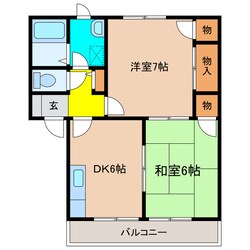 ボンジョルノ北六甲の物件間取画像